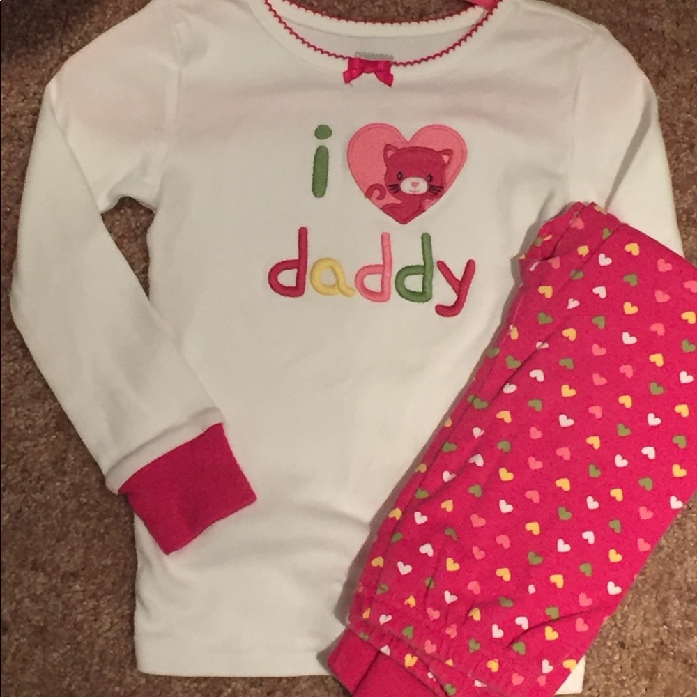 I Love Daddy Pajamas Size 3T